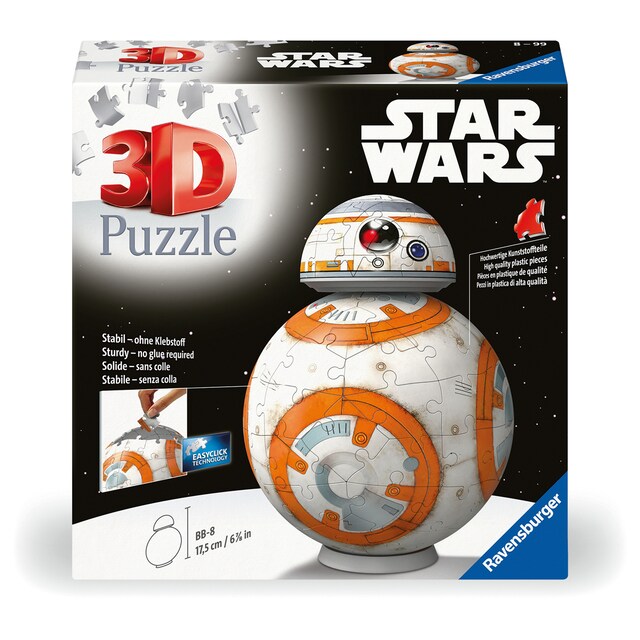 Puzzle 3D - Puzzleball Bb8 Star Wars - Ravensburger