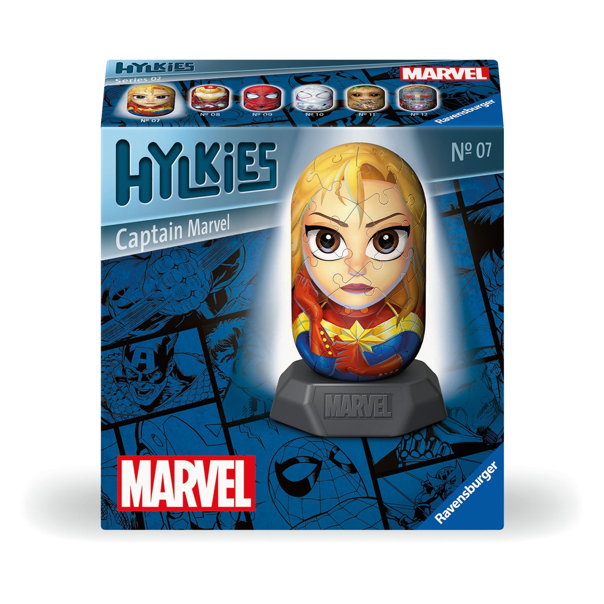 Imagen 0 de Puzzle 3D Hylkies Marvel: Captain Marvel Ravensburger