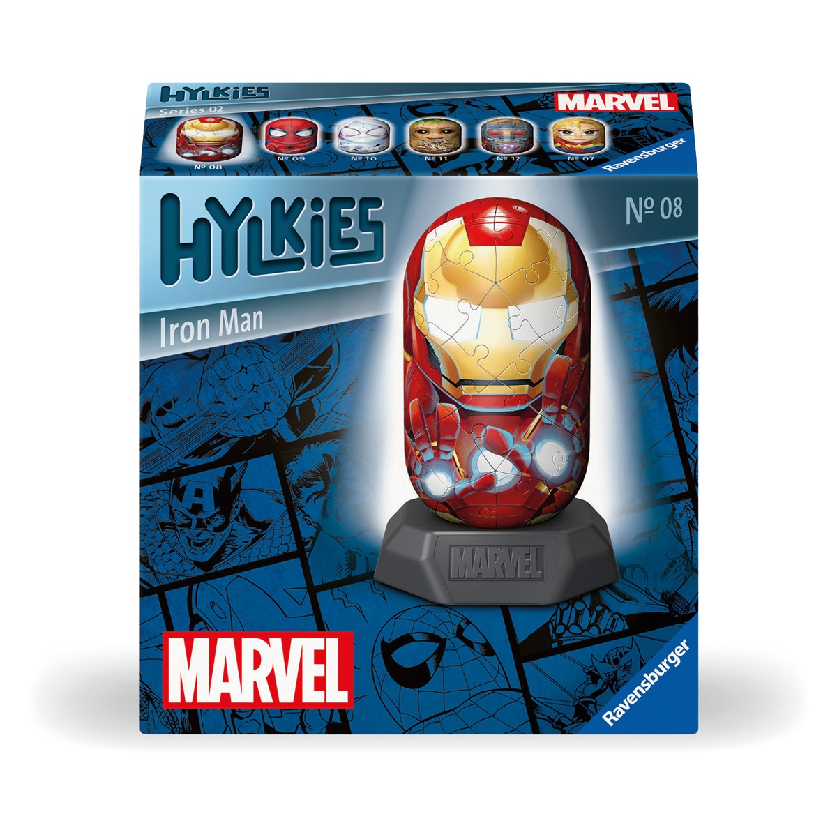 Imagen 0 de Puzzle 3D Hylkies Marvel: Iron Man Ravensburger