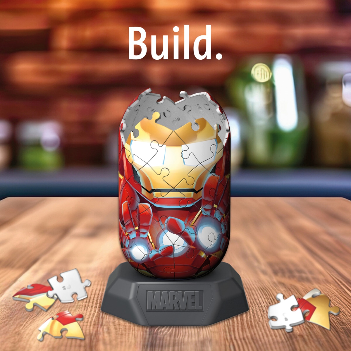 Puzzle 3D Hylkies Marvel: Iron Man Ravensburger 4
