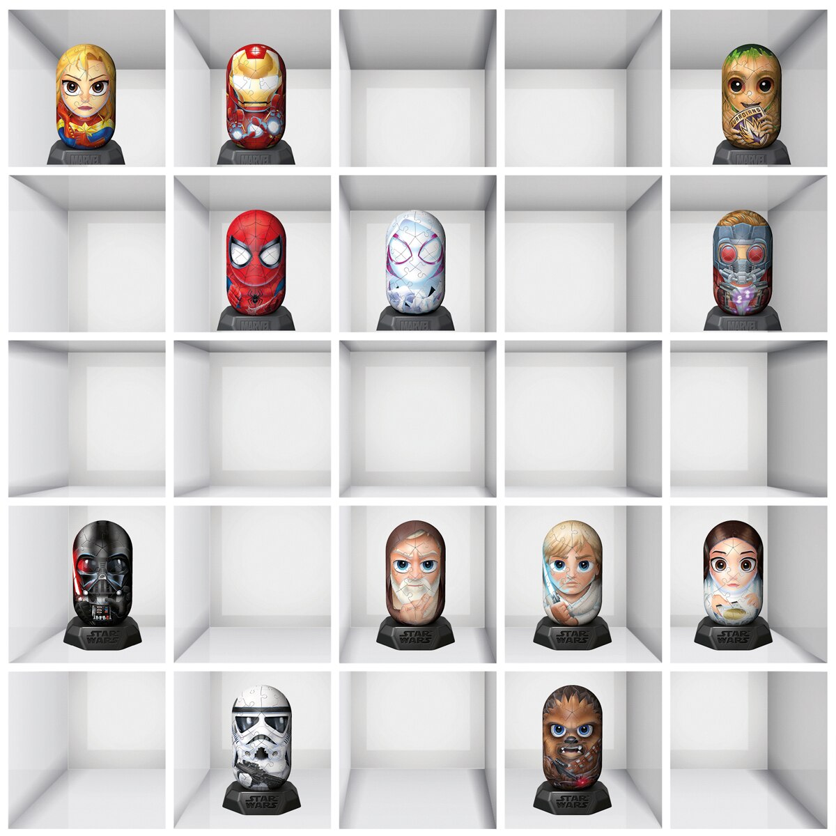 Puzzle 3D Hylkies Marvel: Spiderman Ravensburger 7