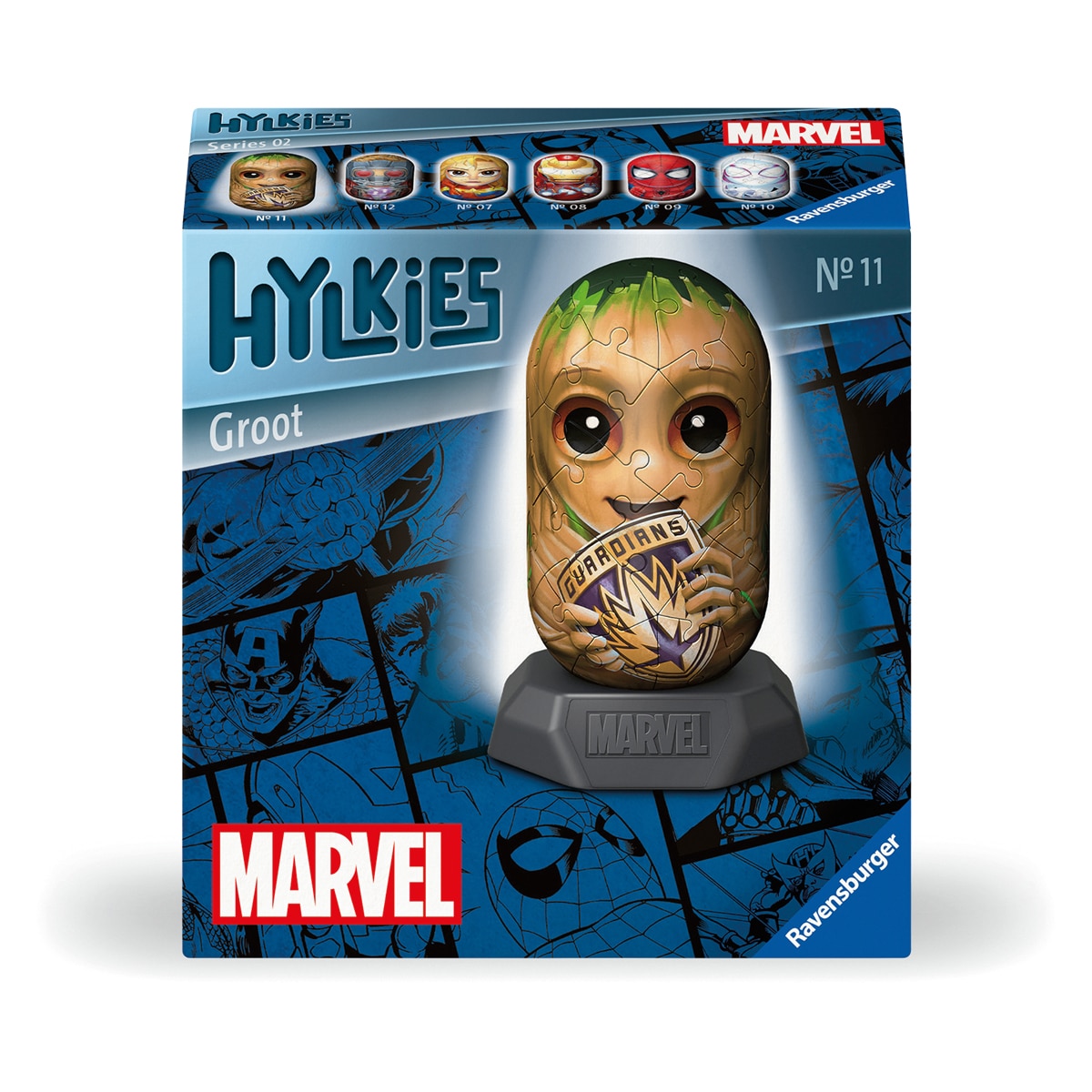 Imagen 0 de Puzzle 3D Hylkies Marvel: Groot Ravensburger