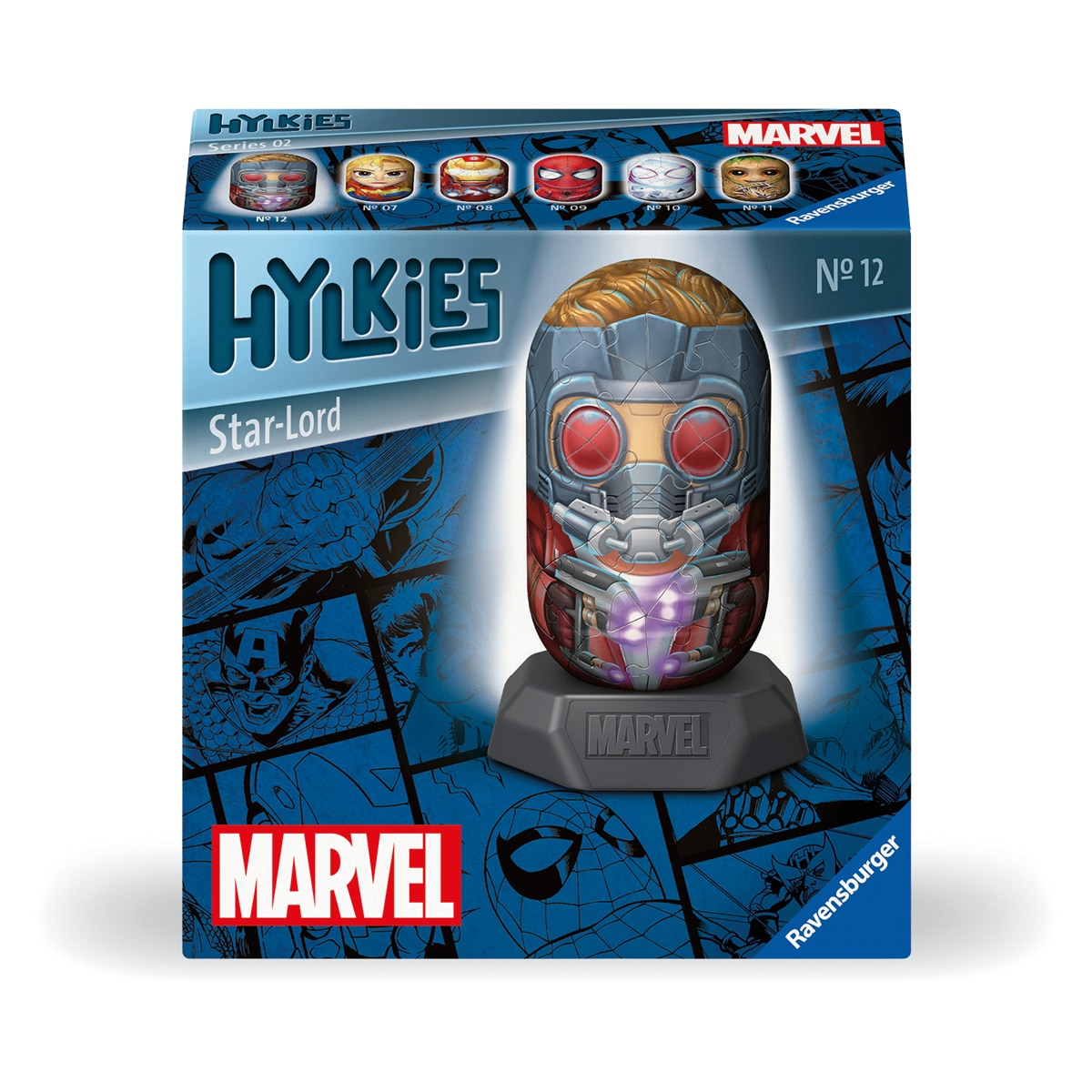 Imagen 0 de Puzzle 3D Hylkies Marvel: Star Lord Ravensburger