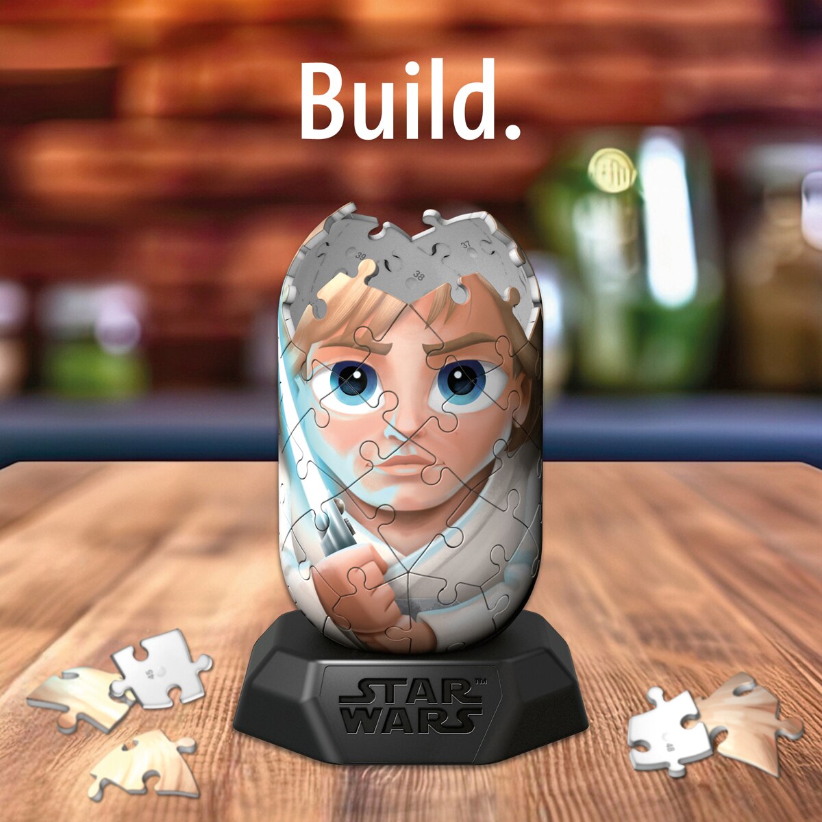 Puzzle 3D Hylkies Star Wars: Luke Skywalker Ravensburger 4