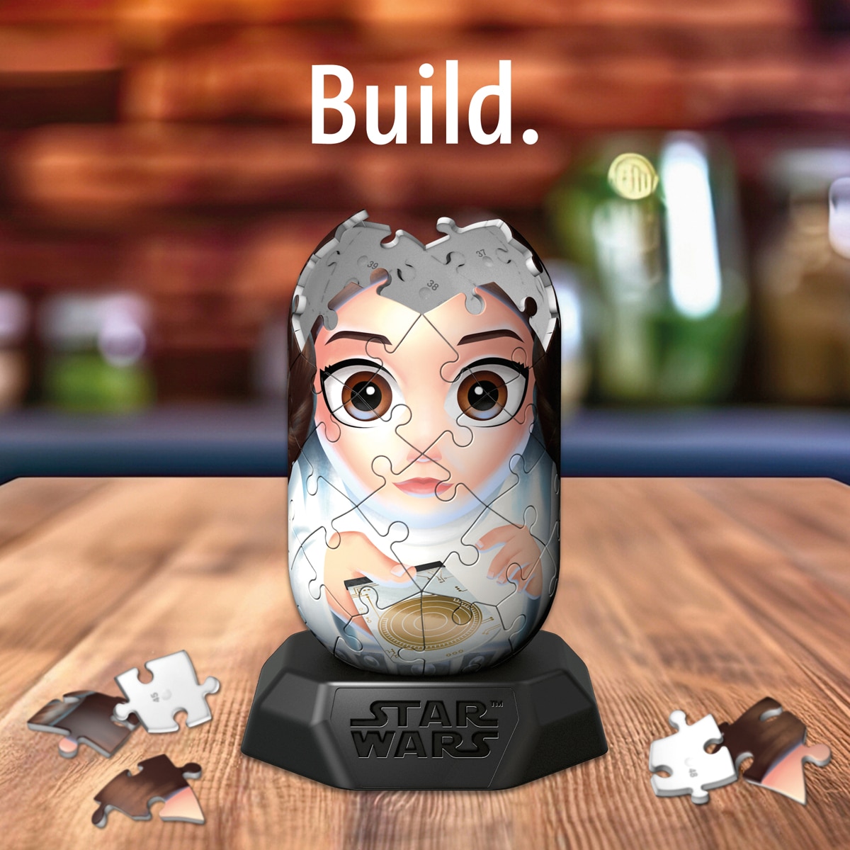 Puzzle 3D Hylkies Star Wars: Princesa Leia Ravensburger 4
