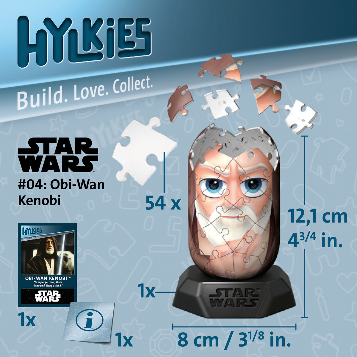 Puzzle 3D Hylkies Star Wars: Obi-Wan Kenobi Ravensburger 3