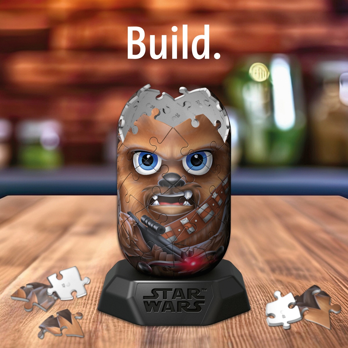 Puzzle 3D Hylkies Star Wars: Chewbecca Ravensburger 4