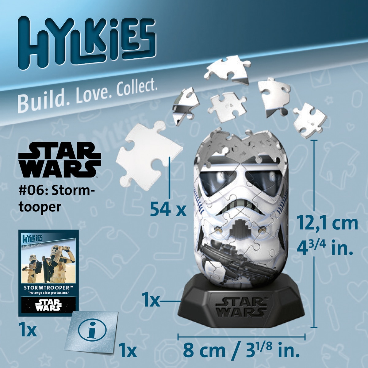 Puzzle 3D Hylkies Star Wars: Stormtrooper Ravensburger 3