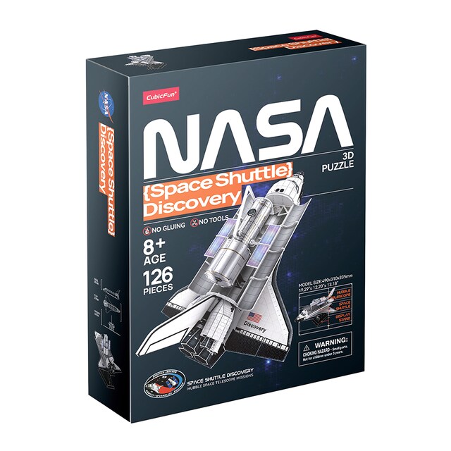 Puzzle 3D Transbordador Discovery Nasa