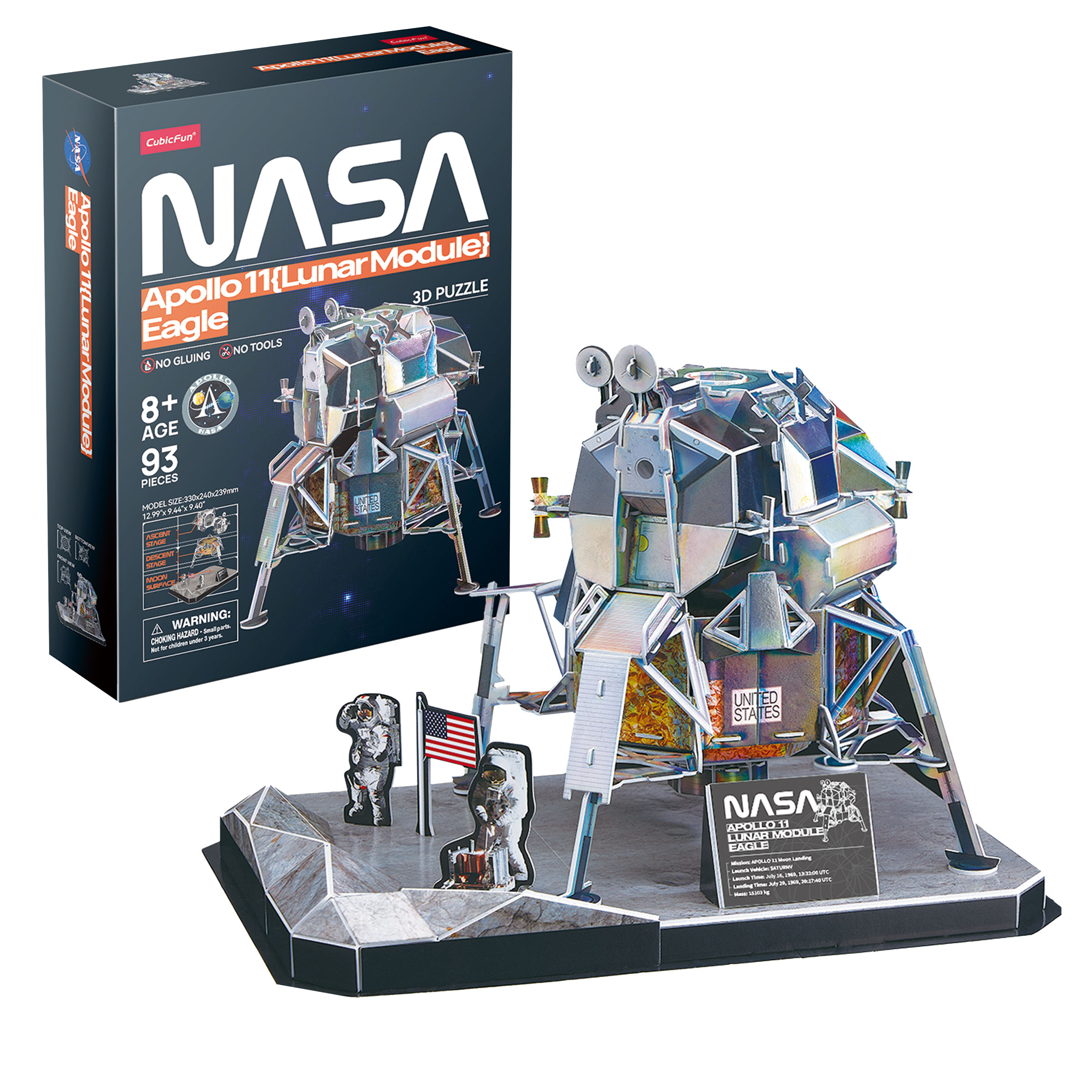 Puzzle 3D Modulo Lunar Apolo XI Nasa 2