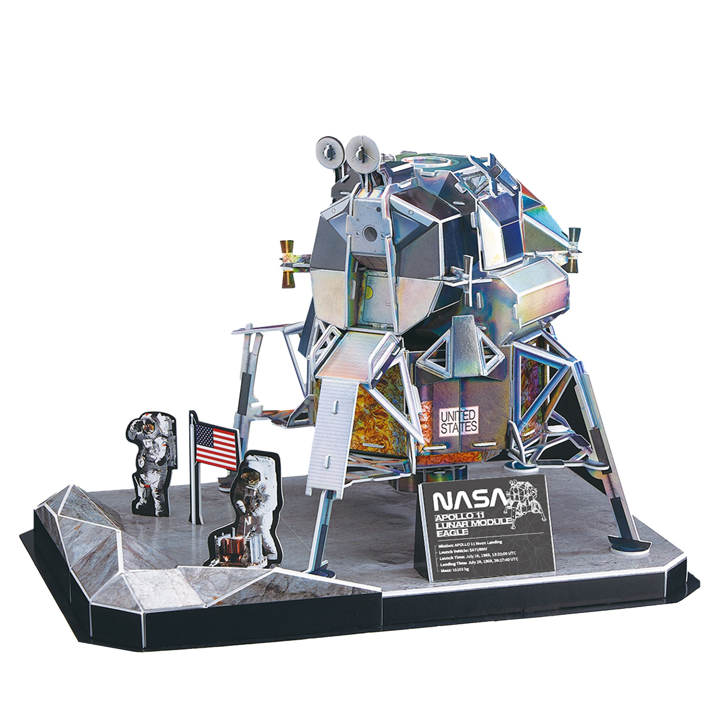 Puzzle 3D Modulo Lunar Apolo XI Nasa 4
