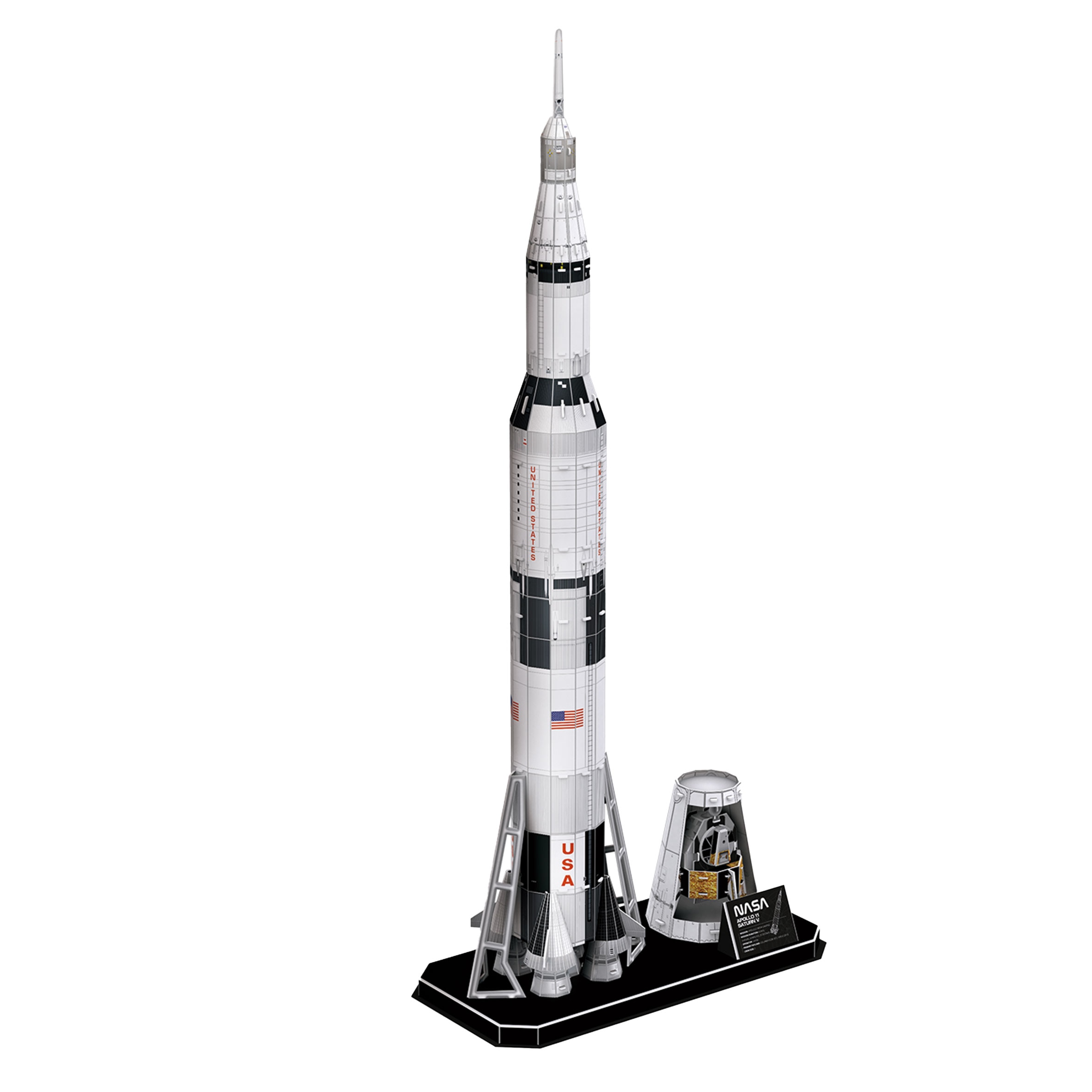 Puzzle 3D Cohete Saturno V 3