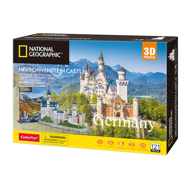 Puzzle 3D National Geographic Castillo Neuschwanstein