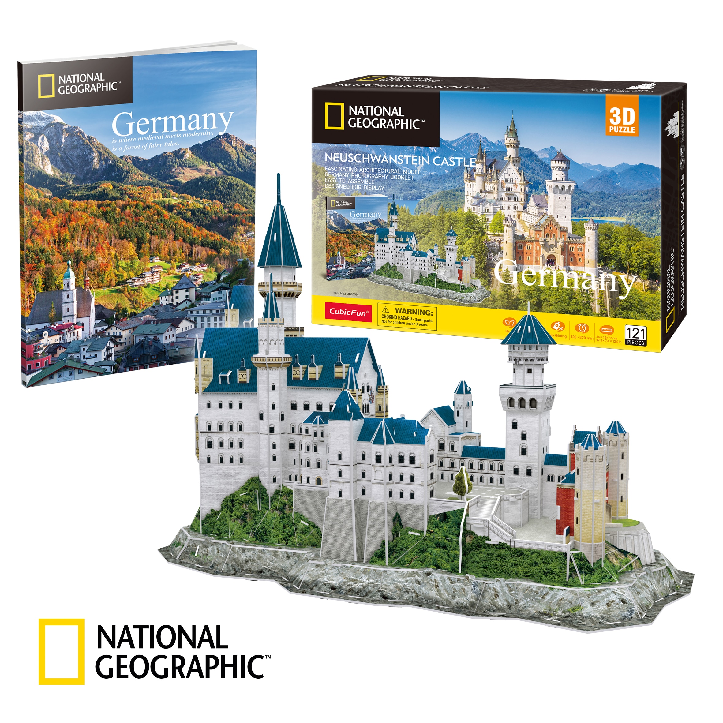 Puzzle 3D National Geographic Castillo Neuschwanstein 2