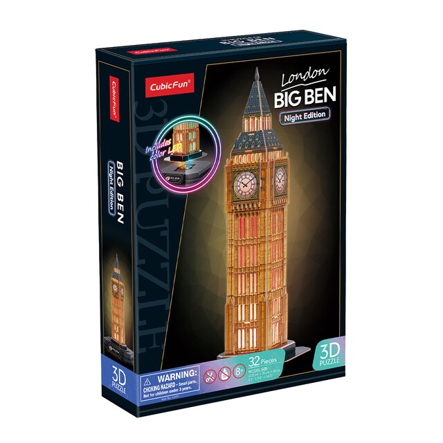 Puzzle 3D Night Edition Big Ben