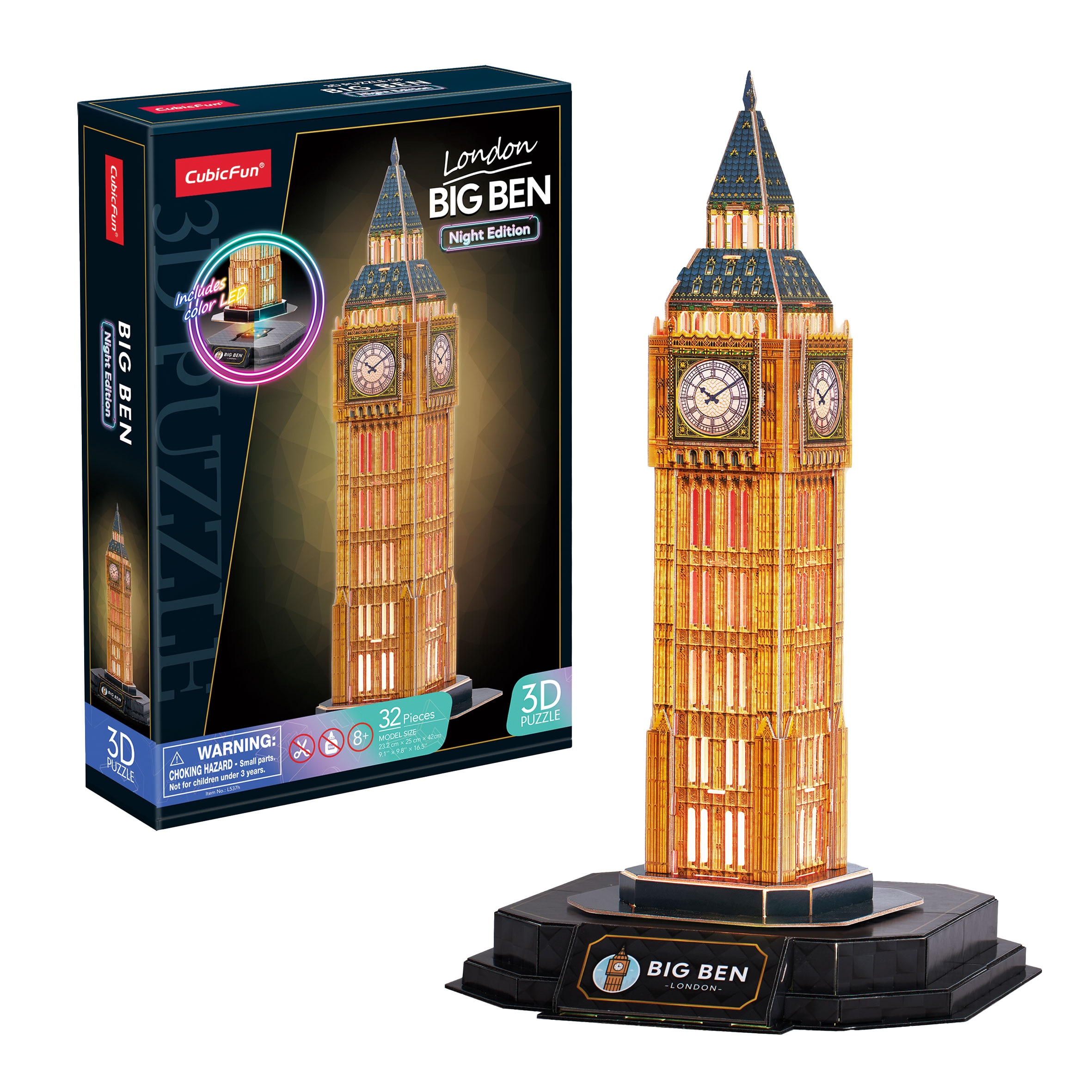 Puzzle 3D Night Edition Big Ben 2