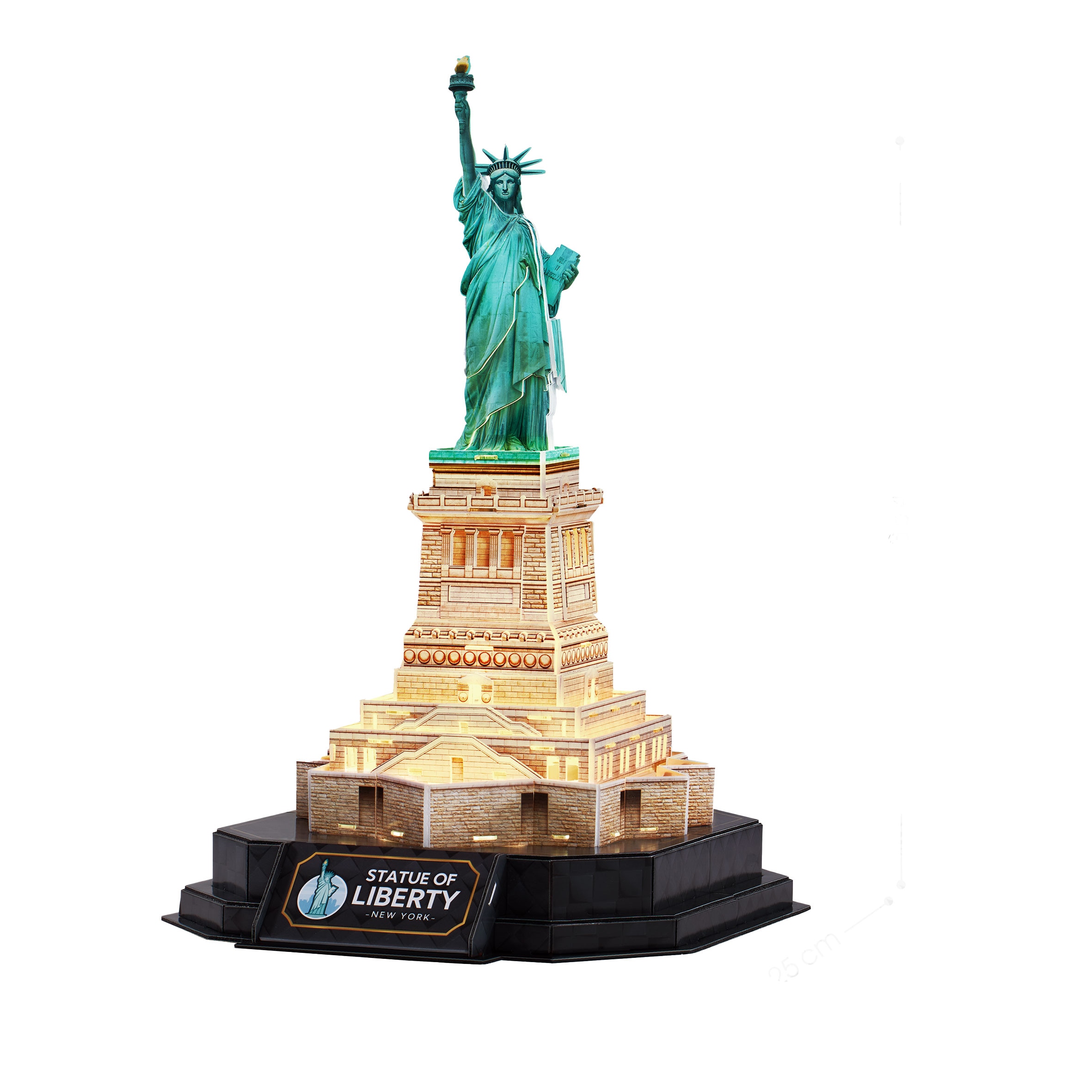 Puzzle 3D Night Edition Estatua Libertad 4