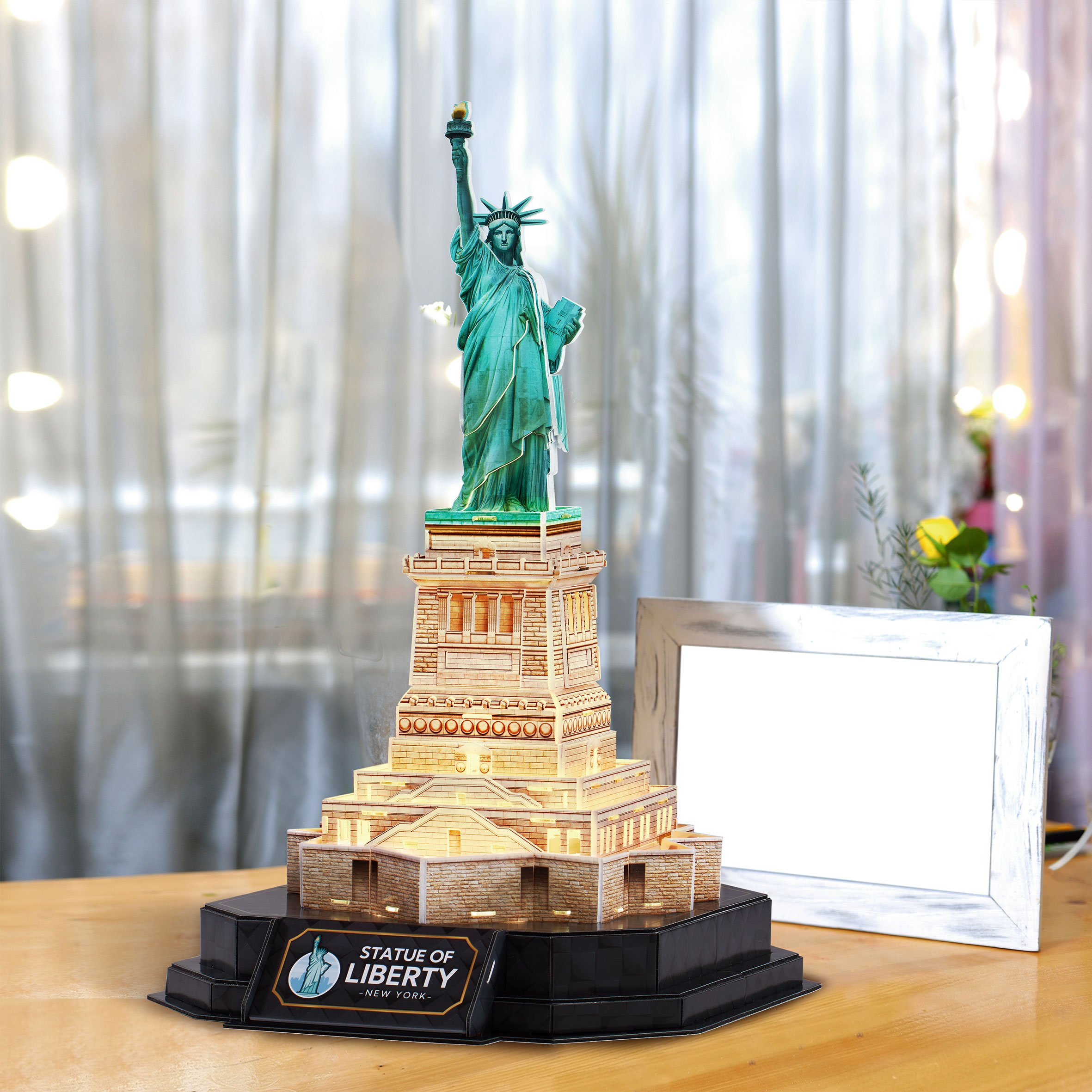Puzzle 3D Night Edition Estatua Libertad 5