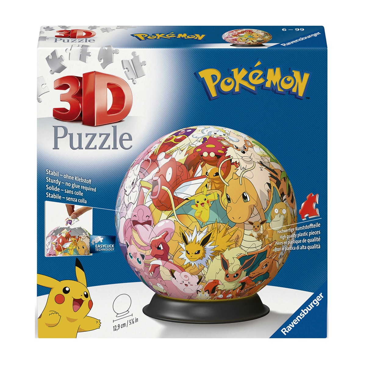 Imagen 0 de Puzzleball 3D 72 Pzs Pokemon Ravensburguer