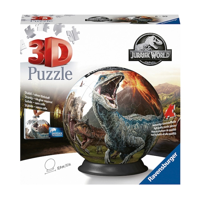 Puzzleball 3D 72 Pzs Jurassic World Ravensburguer