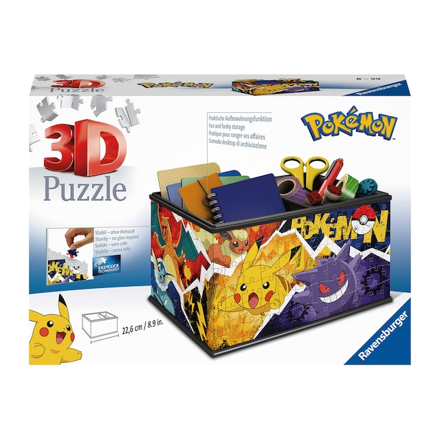 Puzzle 3D Storage Box Pokemon Ravensburguer