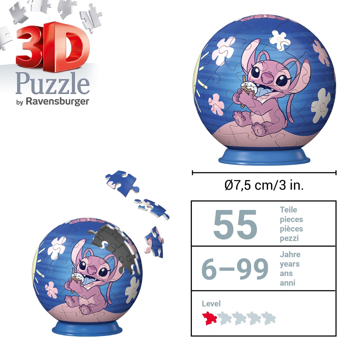 Puzzle 3D 54 Pzs Disney Angel 4