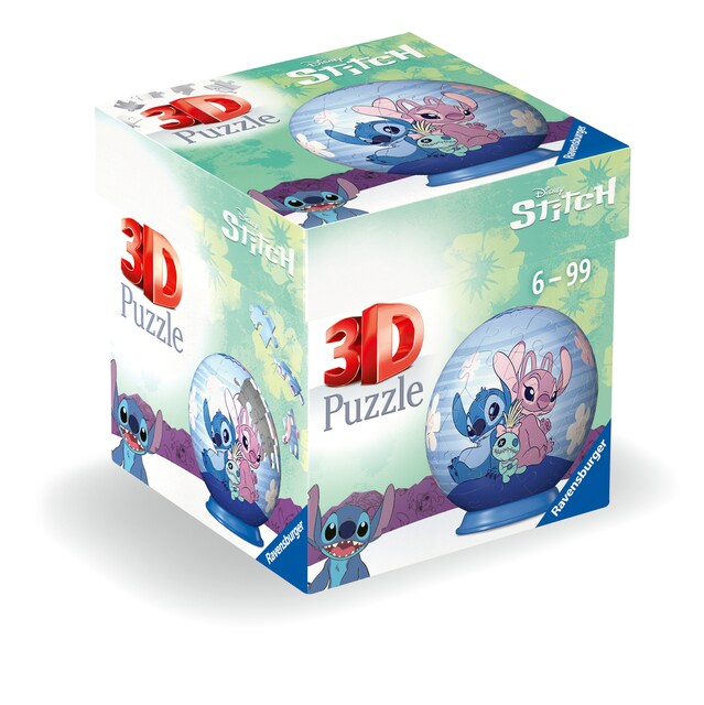 Puzzle 3D 54 Pzs Disney Stitch & Angel