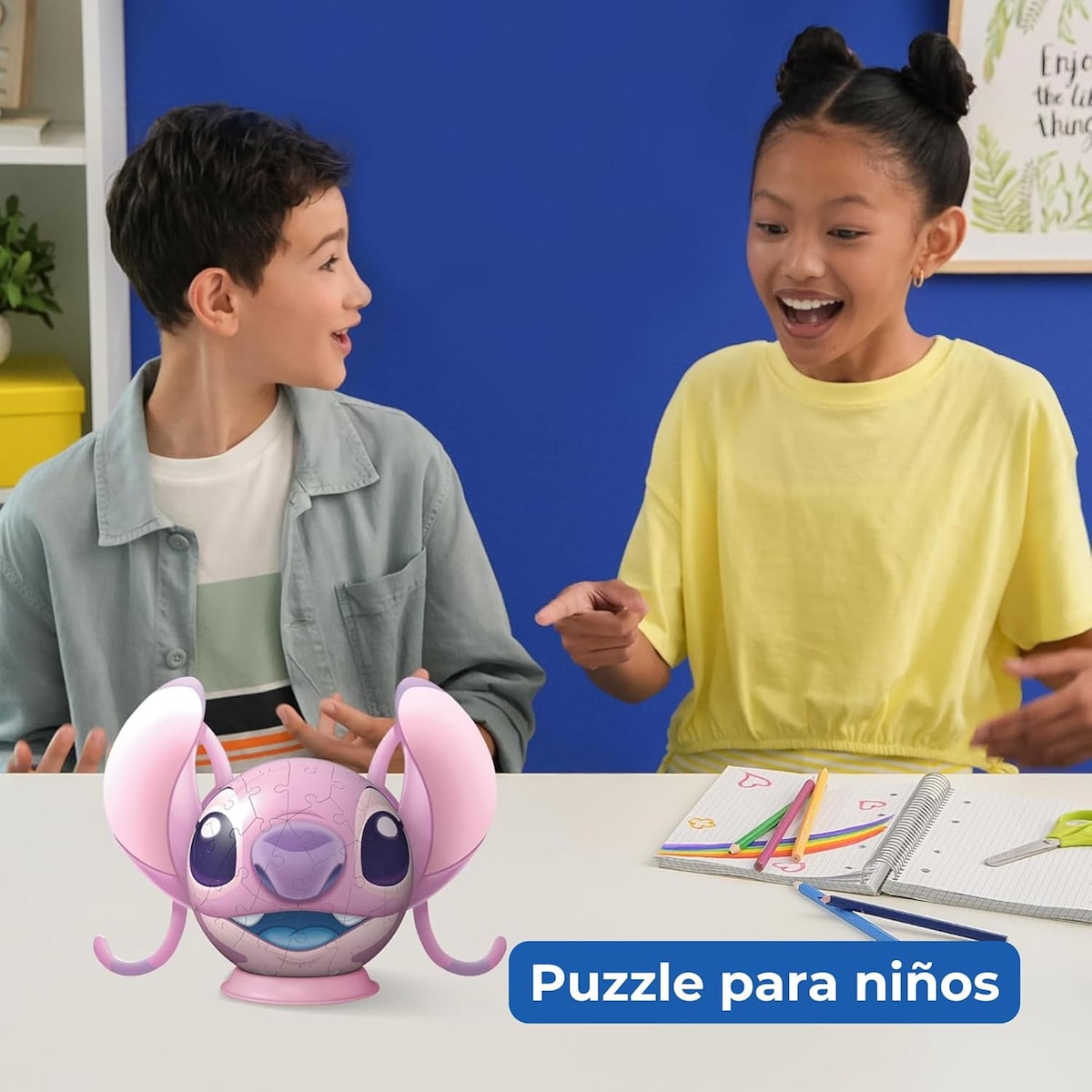 Puzzle 3D Ángel con orejas Disney Ravensburger 2