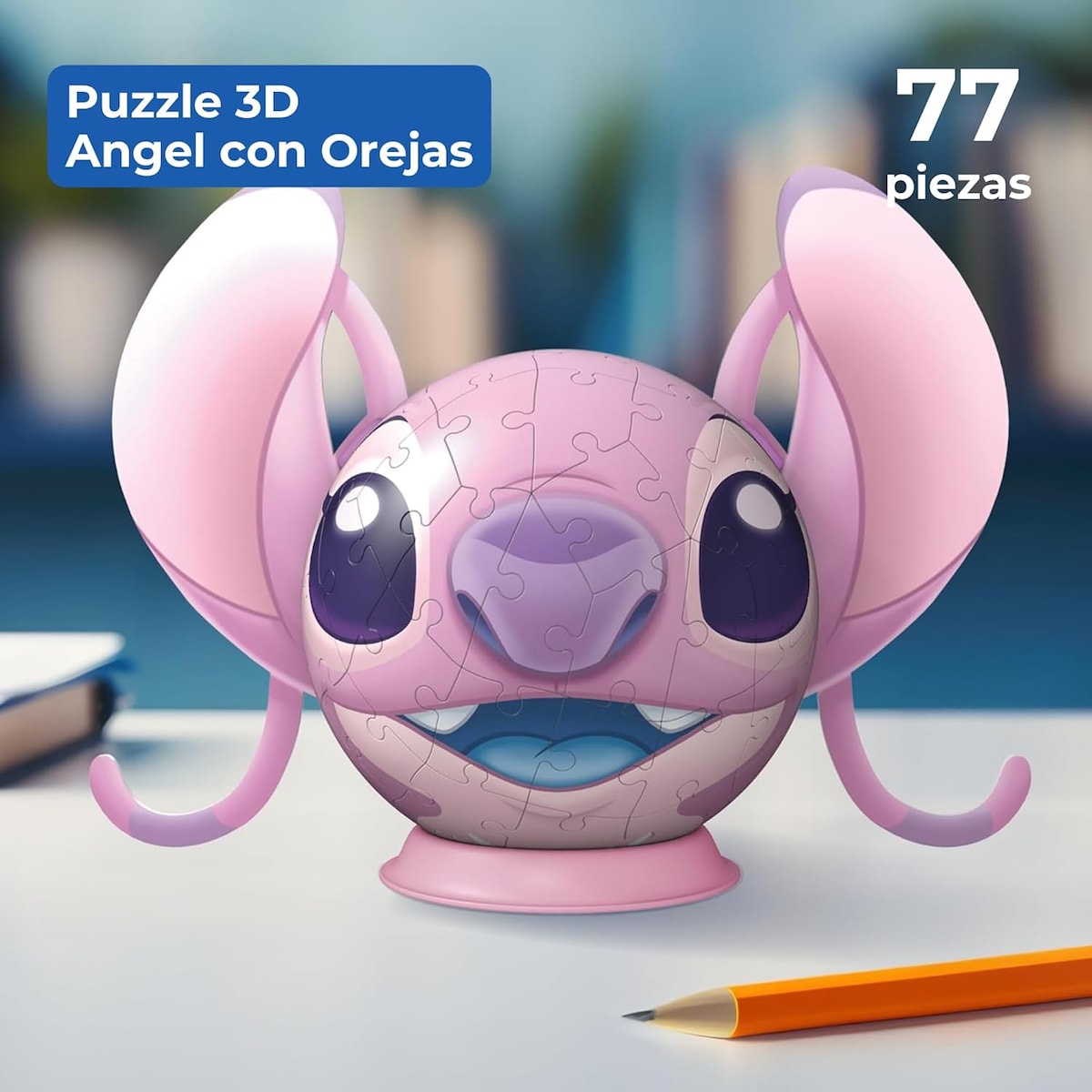 Puzzle 3D Ángel con orejas Disney Ravensburger 4