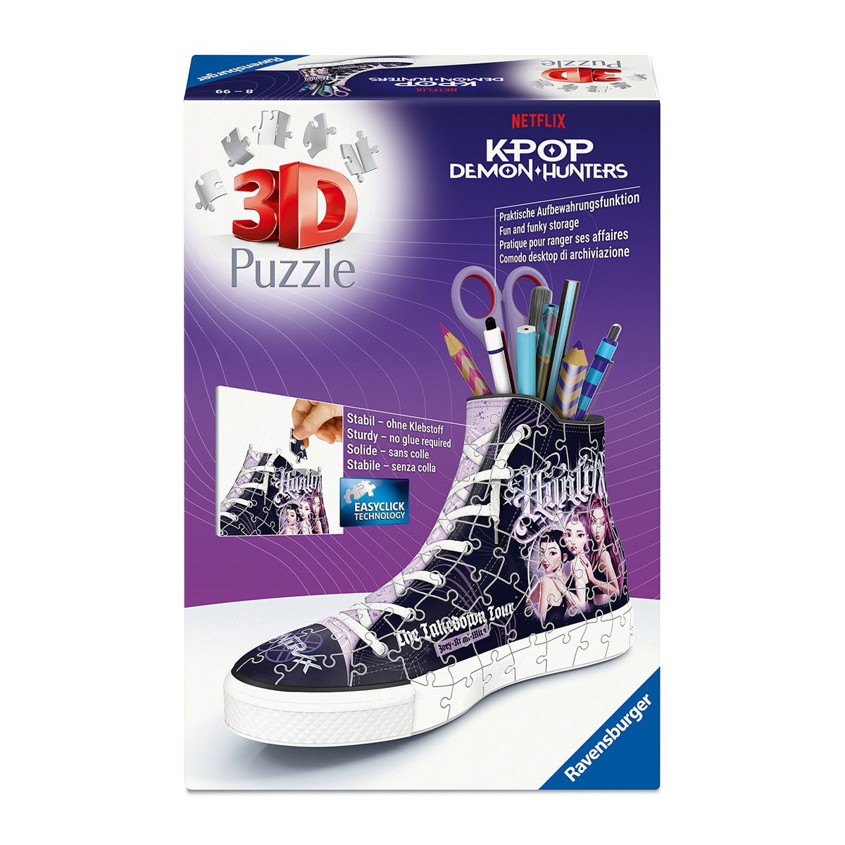 Imagen 0 de Puzzle 3D Sneaker 108 piezas K Pop Demon Hunters Ravensburger