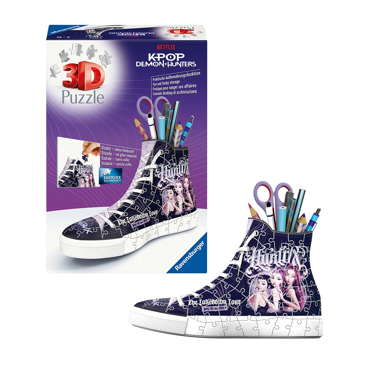 Puzzle 3D Sneaker 108 piezas K Pop Demon Hunters Ravensburger 3