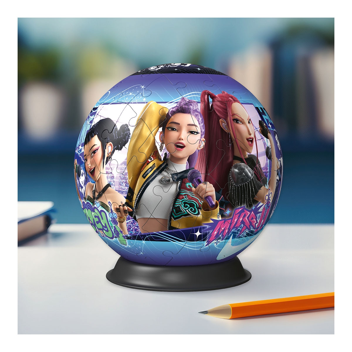 Puzzle 3D Puzzleball 72 piezas K Pop Demon Hunters Ravensburger 4