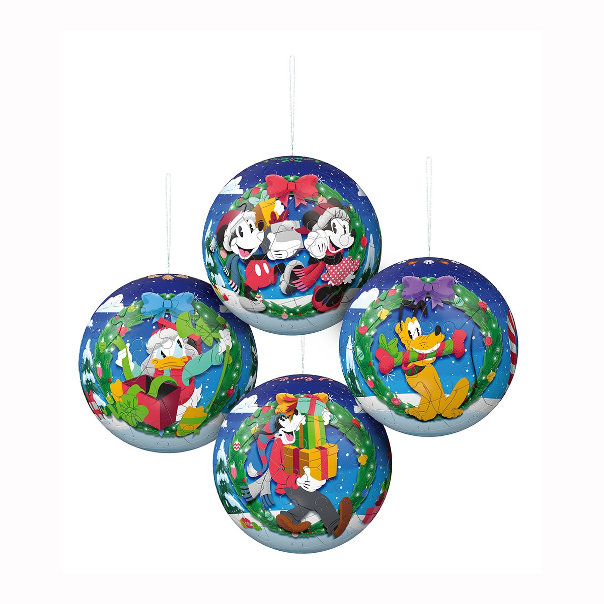 Puzzle 3D Puzzle 3D Set de bolas de Navidad Disney Ravensburger 3
