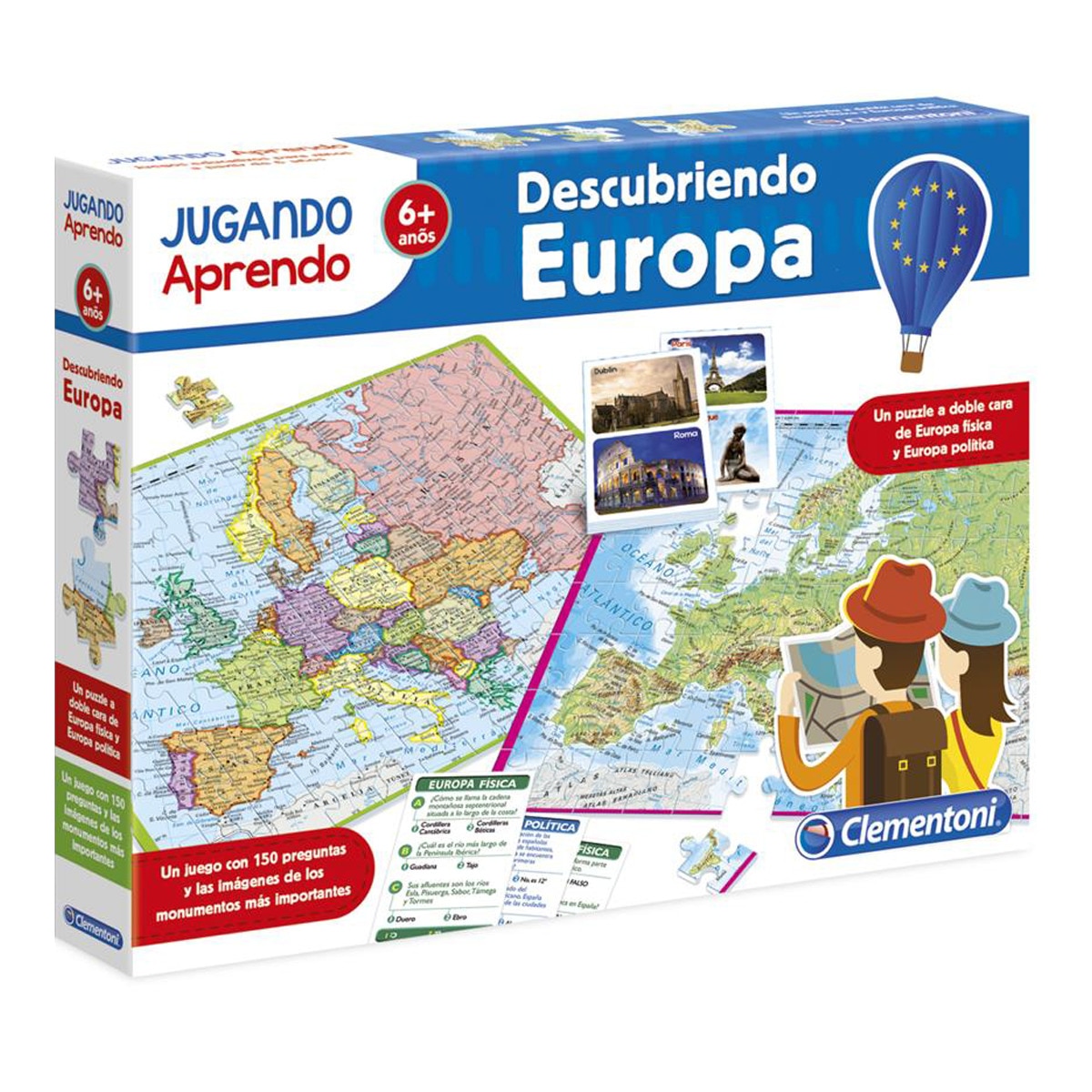 Clementoni - Mapa Geo descubre Europa.