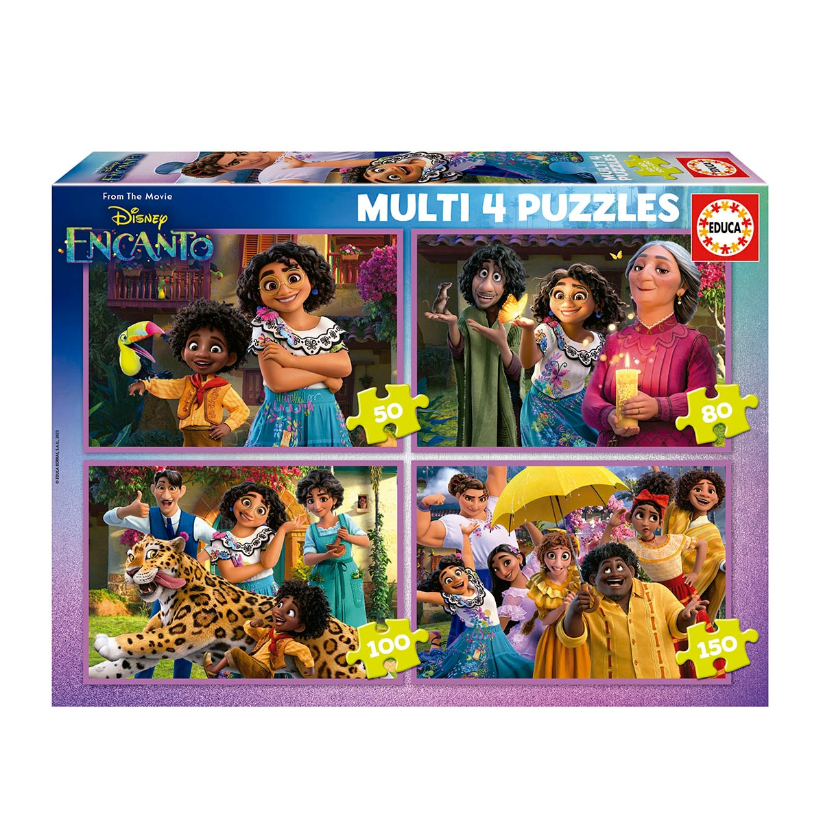 Puzzle Multi 150-80-100-150 Piezas Disney Encanto Educa Borrás 1