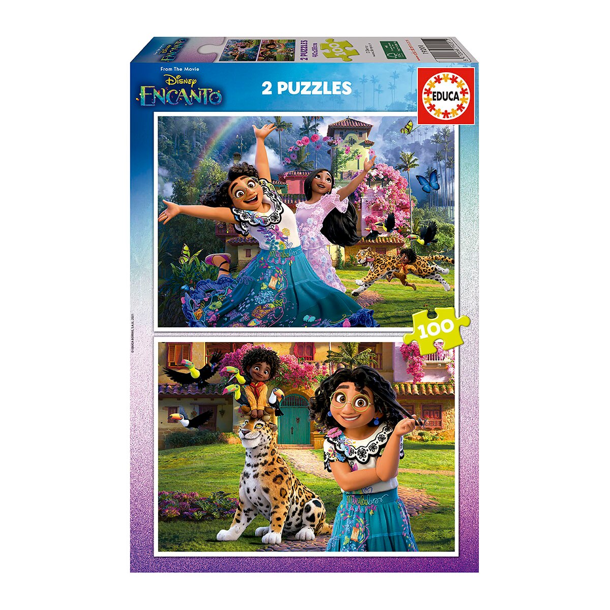 Puzzle 2X100 Piezas Encanto Disney Educa Borrás 1