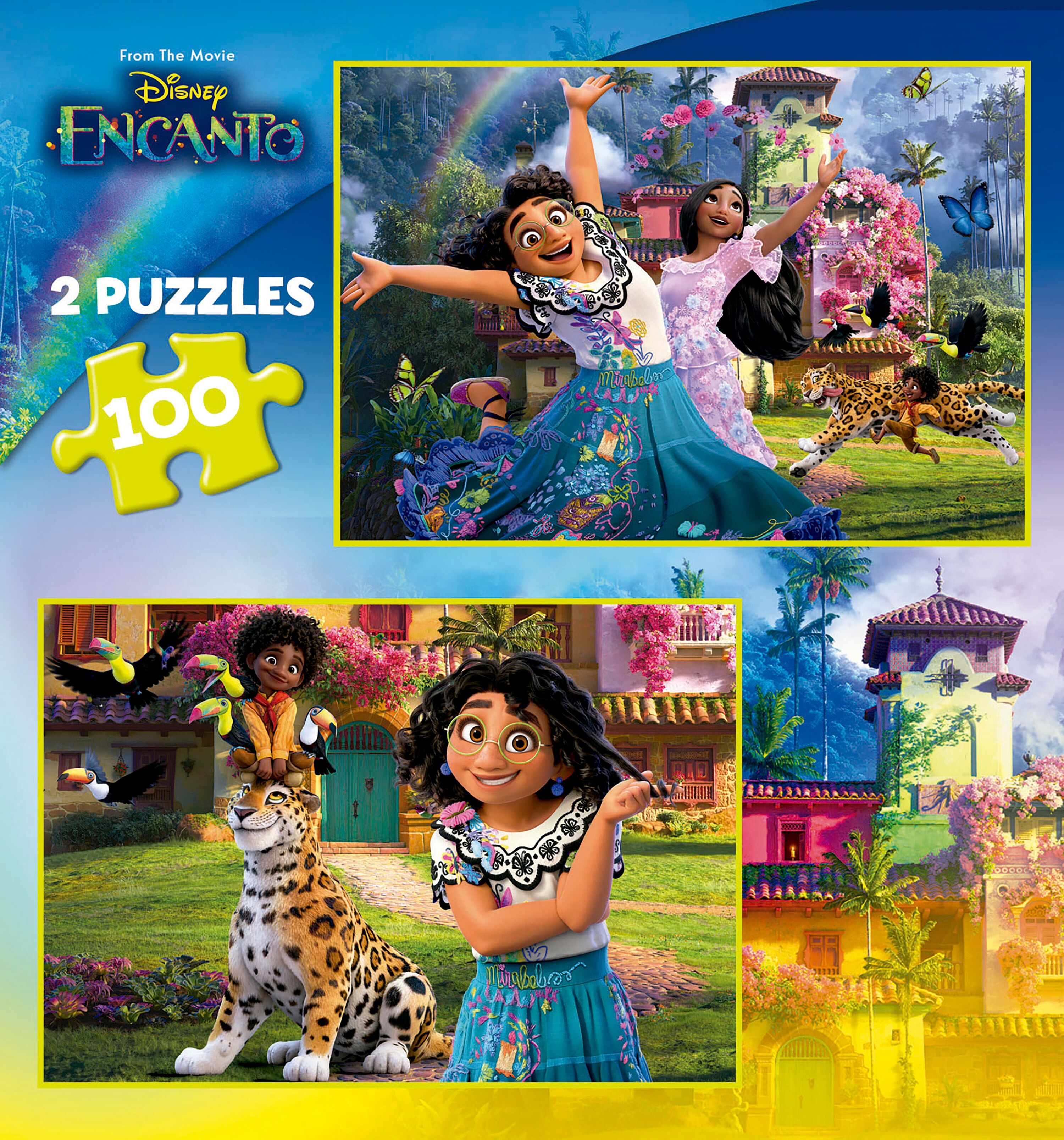 Puzzle 2X100 Piezas Encanto Disney Educa Borrás 2