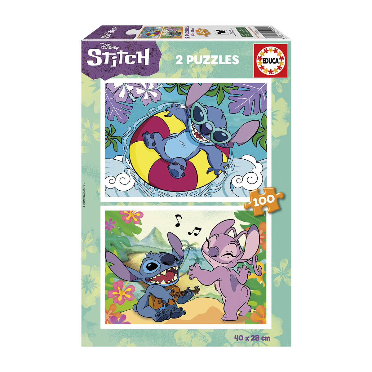 Imagen 0 de Puzzle 2X100 Piezas Disney Educa Borrás