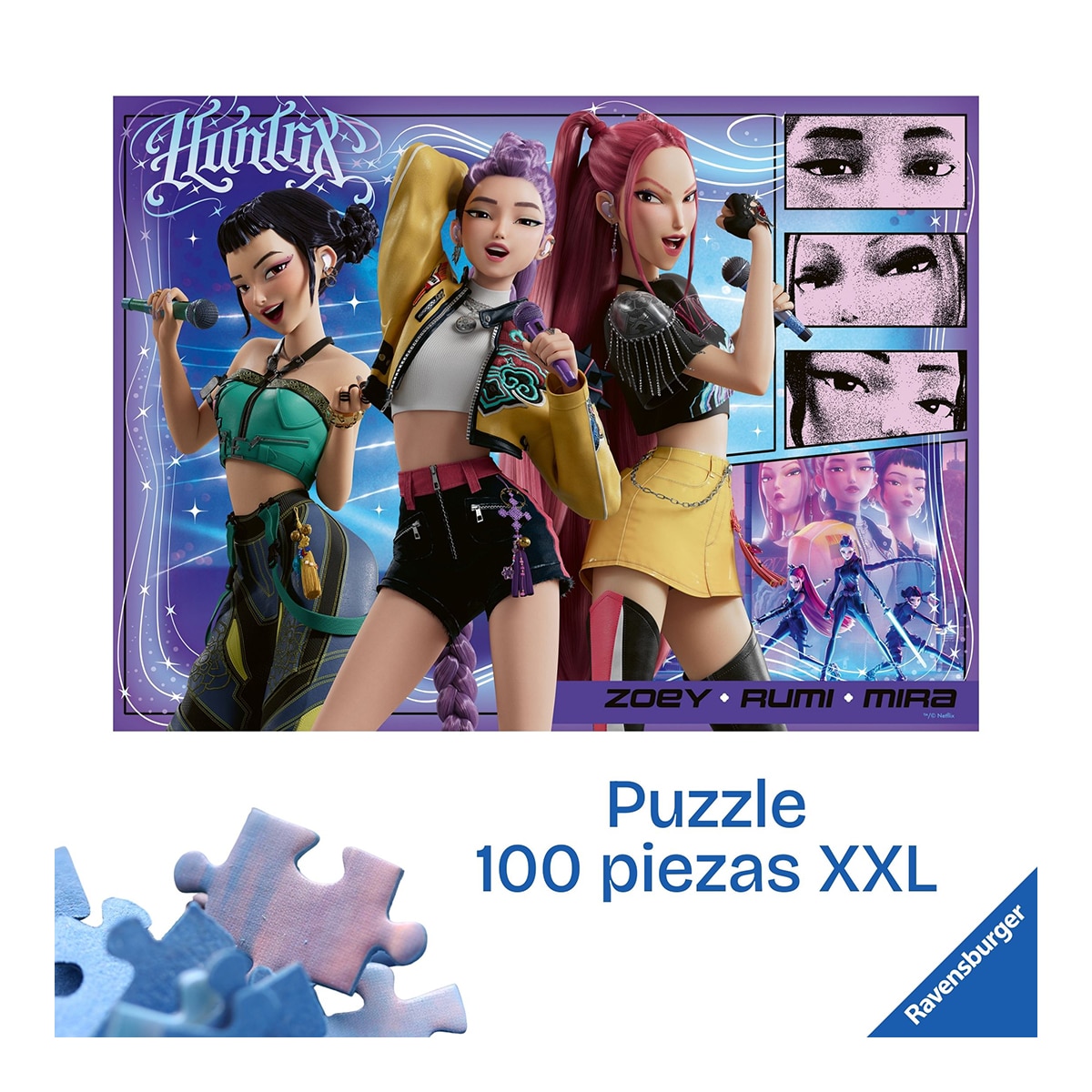 Puzzle Infantil 100 piezas K Pop Demon Hunters Ravensburger 2
