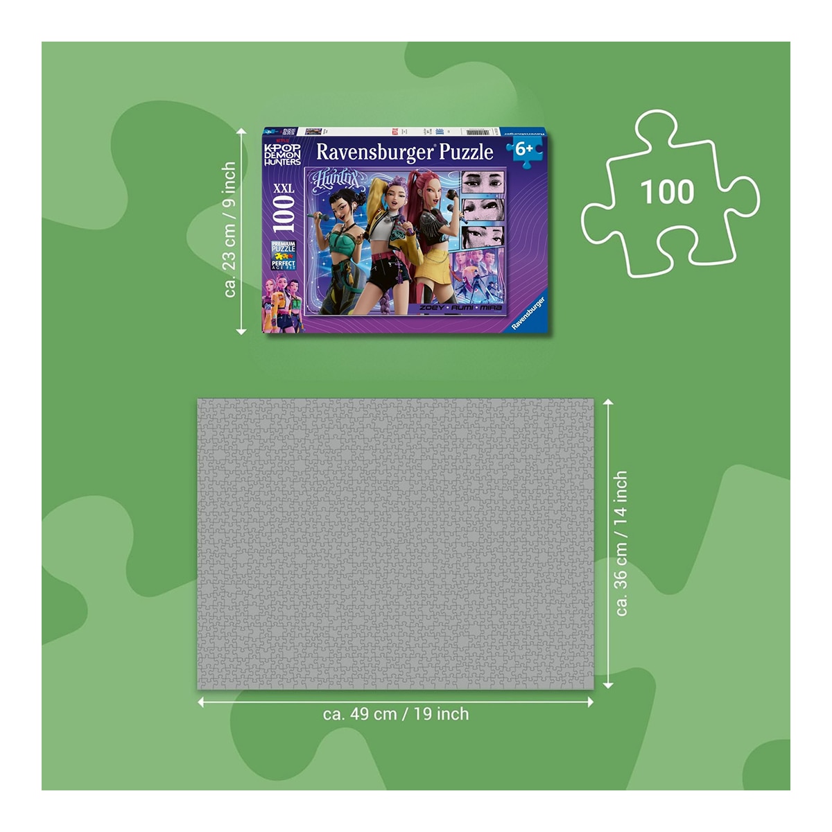 Puzzle Infantil 100 piezas K Pop Demon Hunters Ravensburger 4
