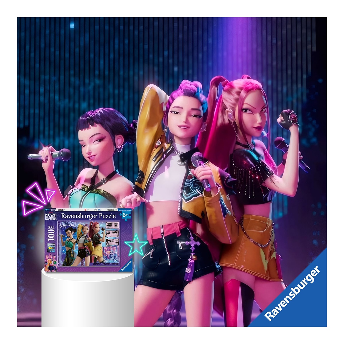 Puzzle Infantil 100 piezas K Pop Demon Hunters Ravensburger 5