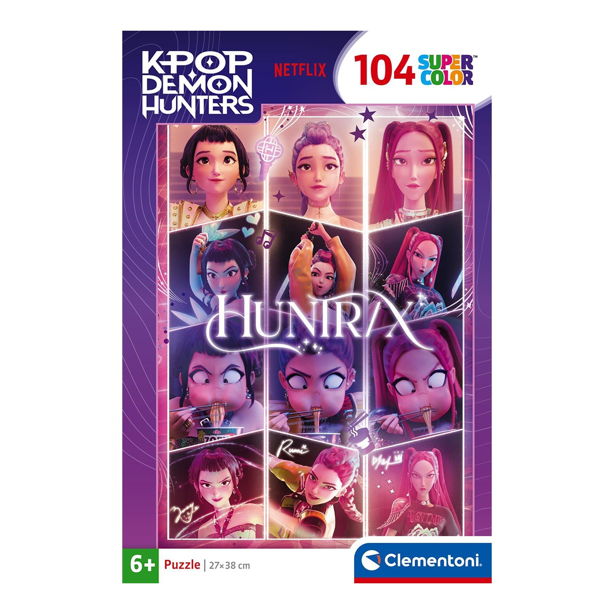 Puzzle de 104 peças: Personagens das Guerreiras do K-Pop 6