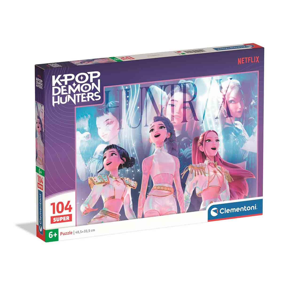 Imagen 0 de Puzzle 104 Super K-Pop Demon Hunters Clementoni
