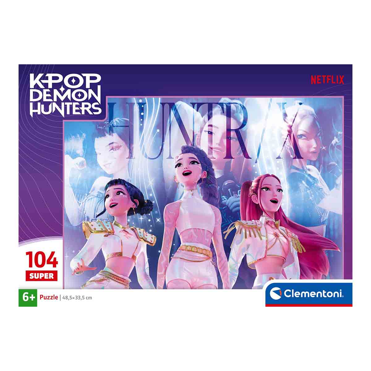 Puzzle 104 Super K-Pop Demon Hunters Clementoni 2