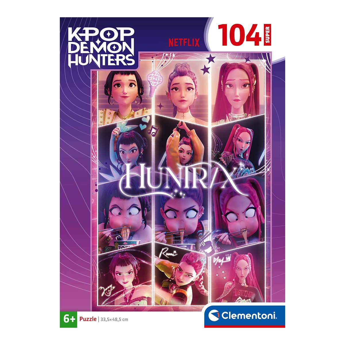 Puzzle 104 Super K-Pop Demon Hunters 2 Clementoni 6