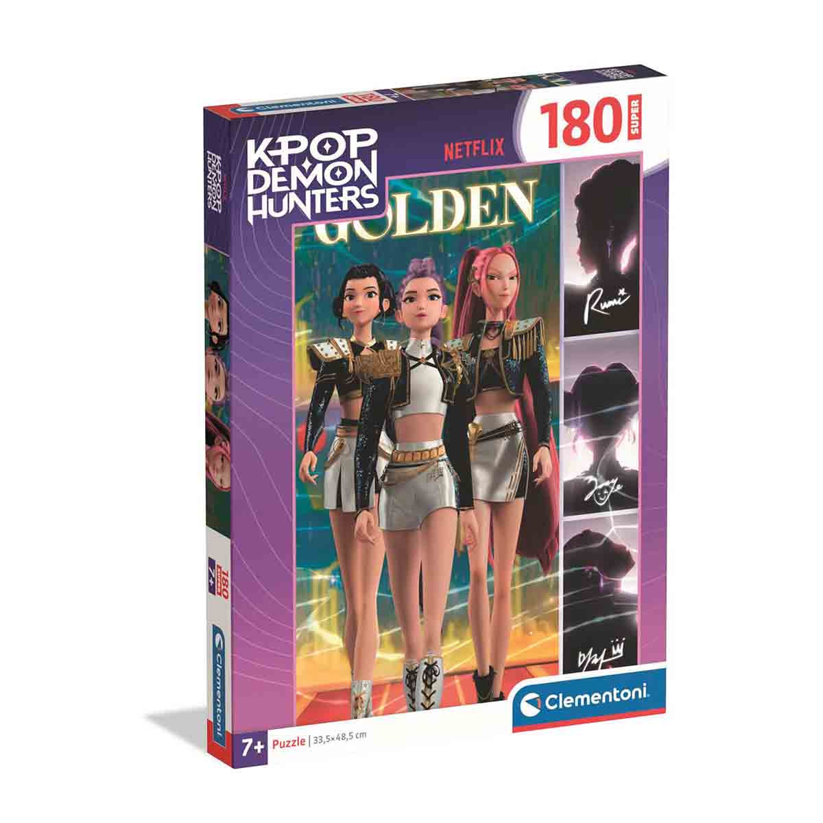 Imagen 0 de Puzzle 180 Super K-Pop Demon Hunters Clementoni