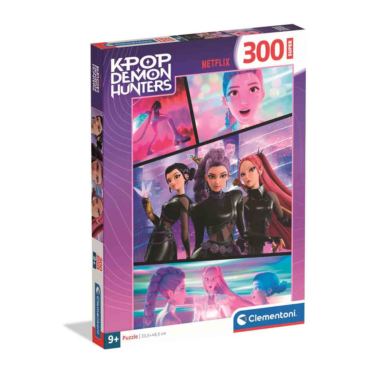 Imagen 0 de Puzzle 300 Super K-Pop Demon Hunters Clementoni