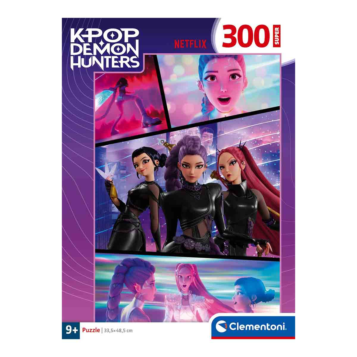 Puzzle 300 Super K-Pop Demon Hunters Clementoni 2