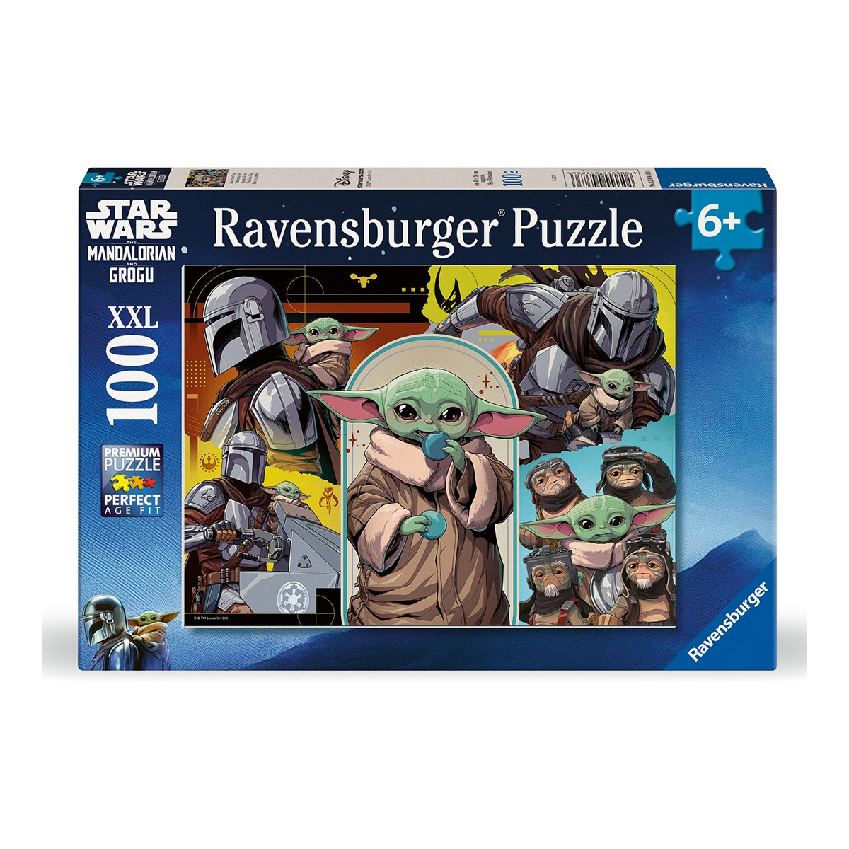 Ravensburger - Puzzle Infantil 100 Piezas The Mandalorian & Grogu Ravensburger