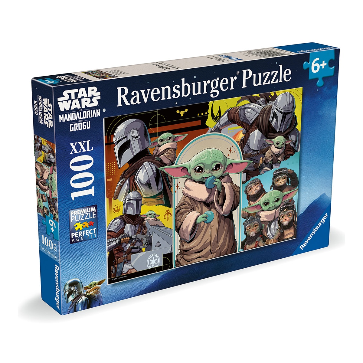 Puzzle  Infantil 100 Piezas The Mandalorian & Grogu Ravensburger 2